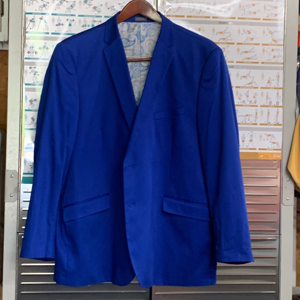 MADISON Modern Fit - Mens 48R. Royal Blue.  Sports coat.